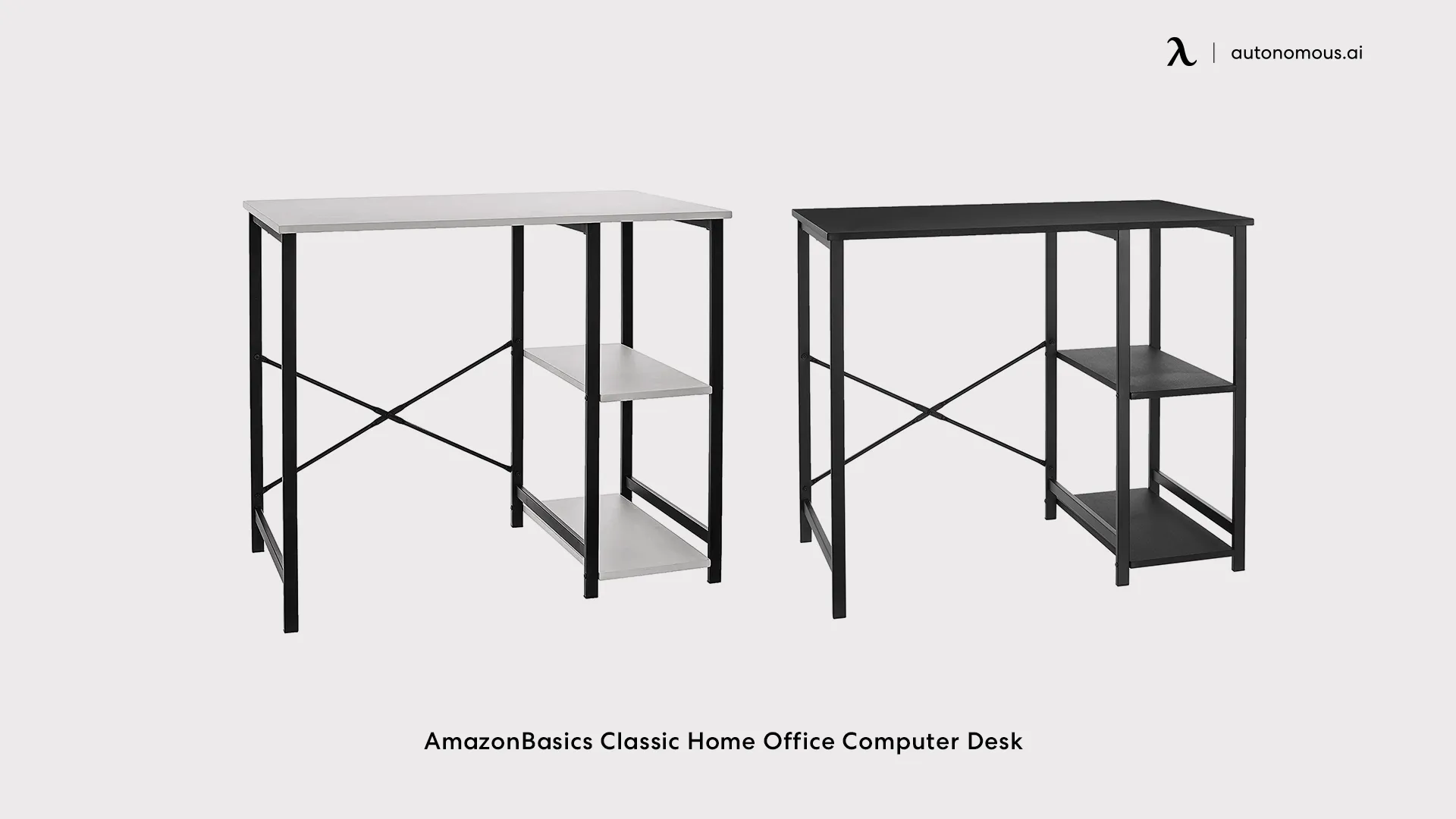 AmazonBasics Classic Home Office Computer Desk
