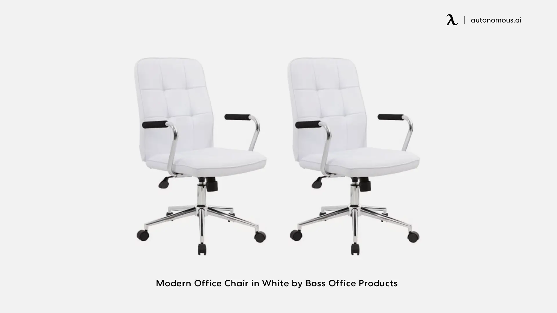 Modern Office Chair in White by Boss Office Products