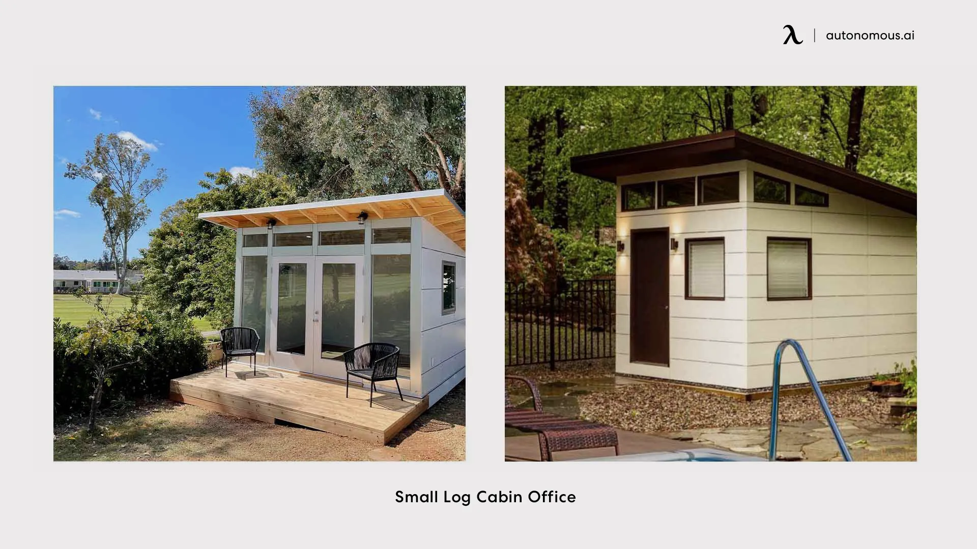 Small Log Cabin Office