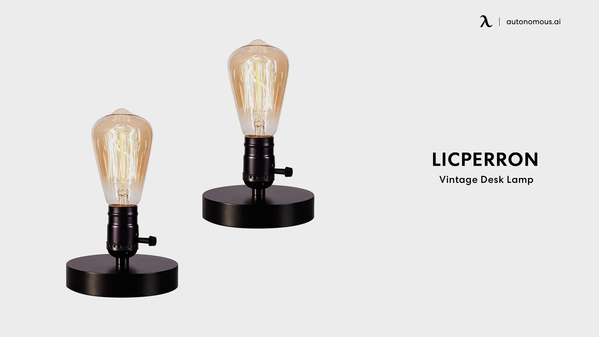 Licperron Vintage Desk Lamp