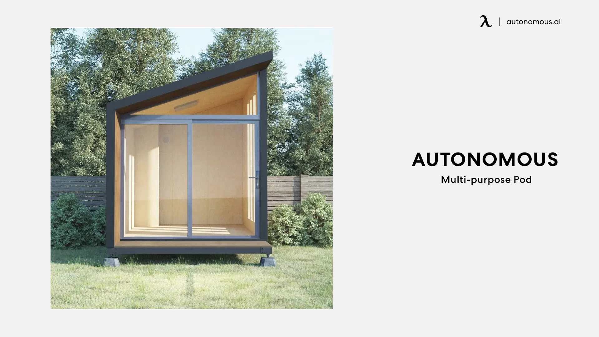 Autonomous Pod - outdoor sleep pod