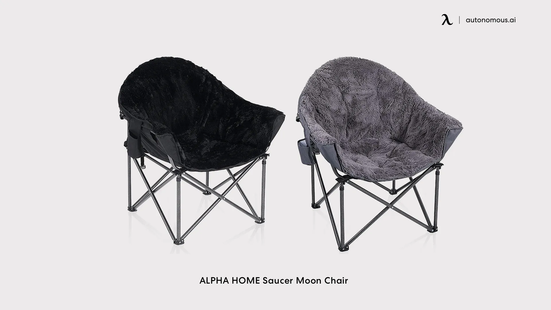 ALPHA HOME Saucer Moon Chair