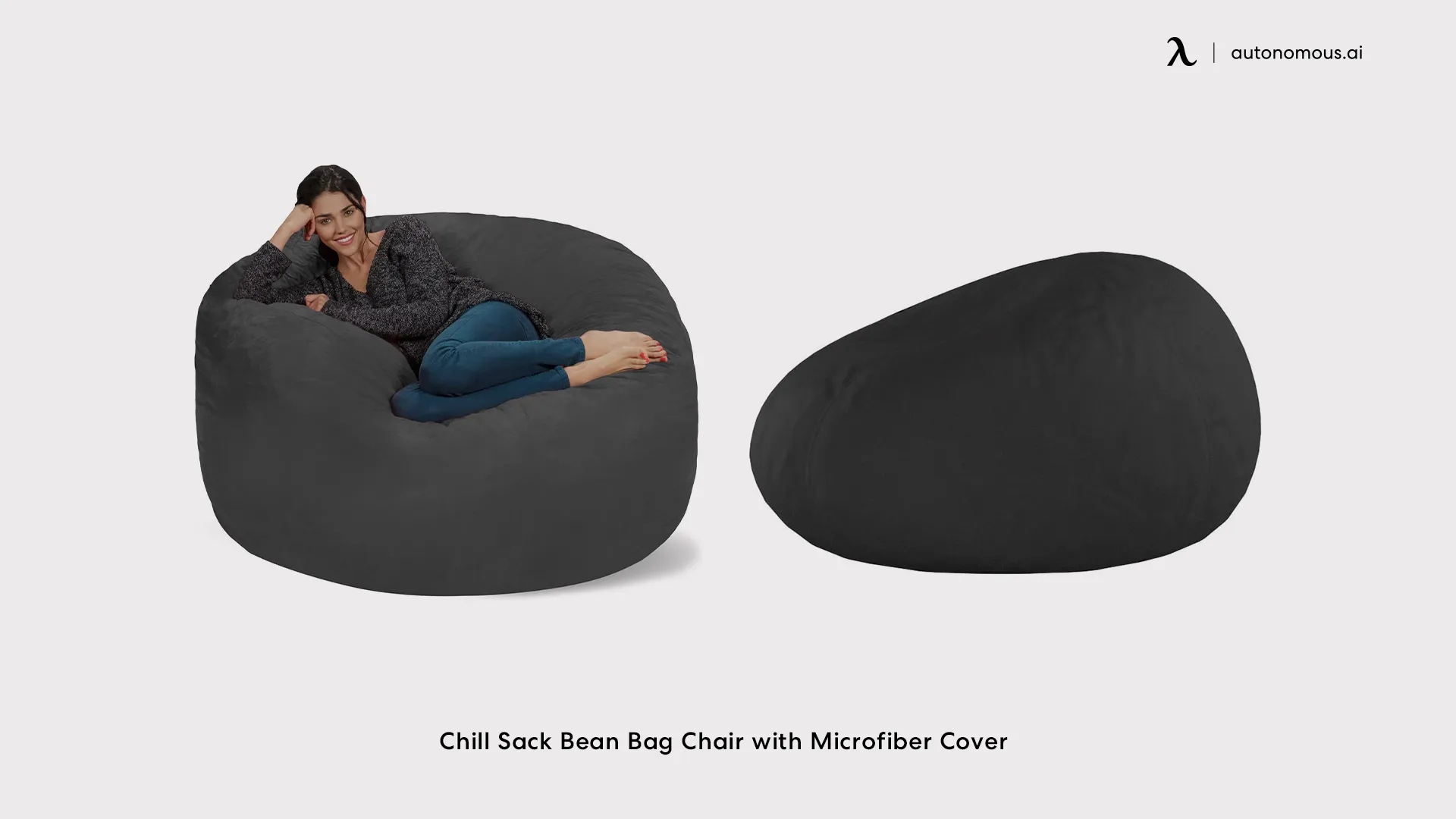 Chill Sack Bean Bag Chair with Microfiber Cover