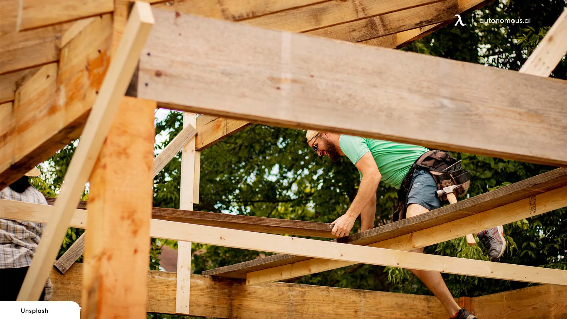 Install A Roof in DIY tiny house kit