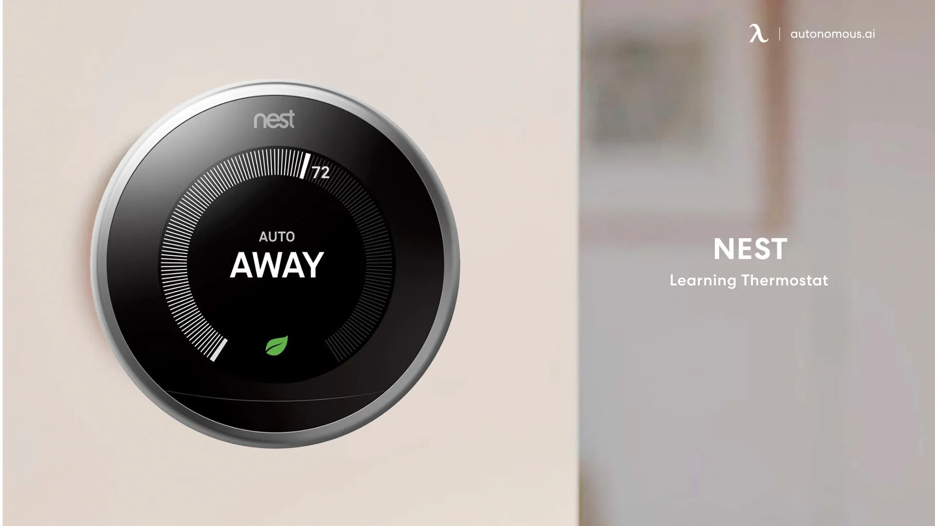 Nest Learning Thermostat - smart home appliance