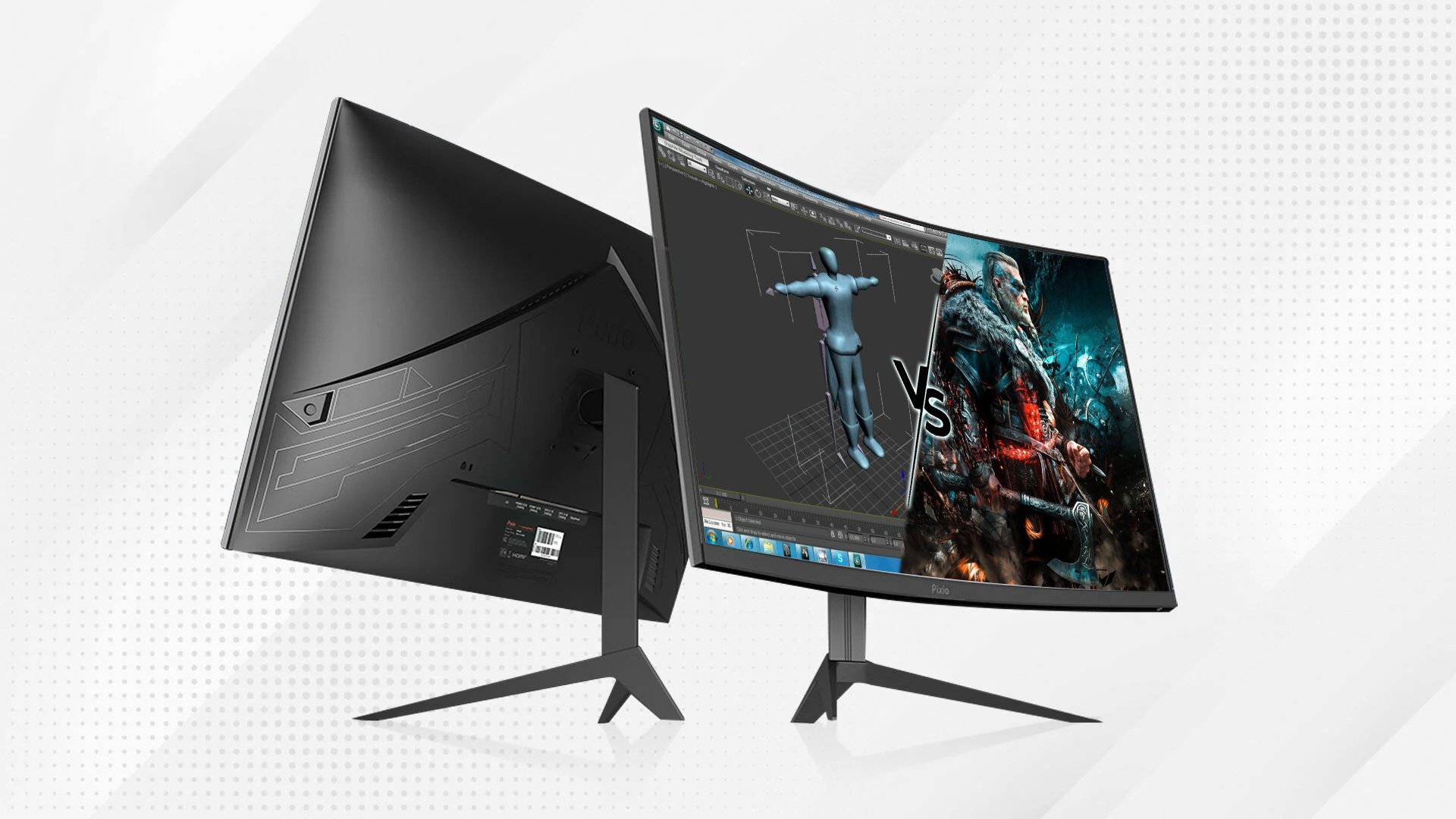 Pixio PXC325 Curved Gaming Monitor 32
