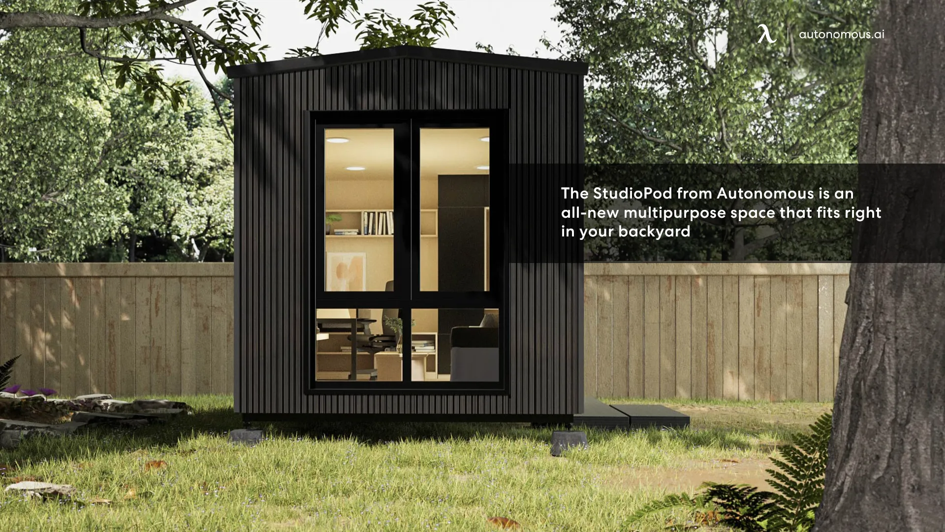 Autonomous StudioPod modern prefab shed kit