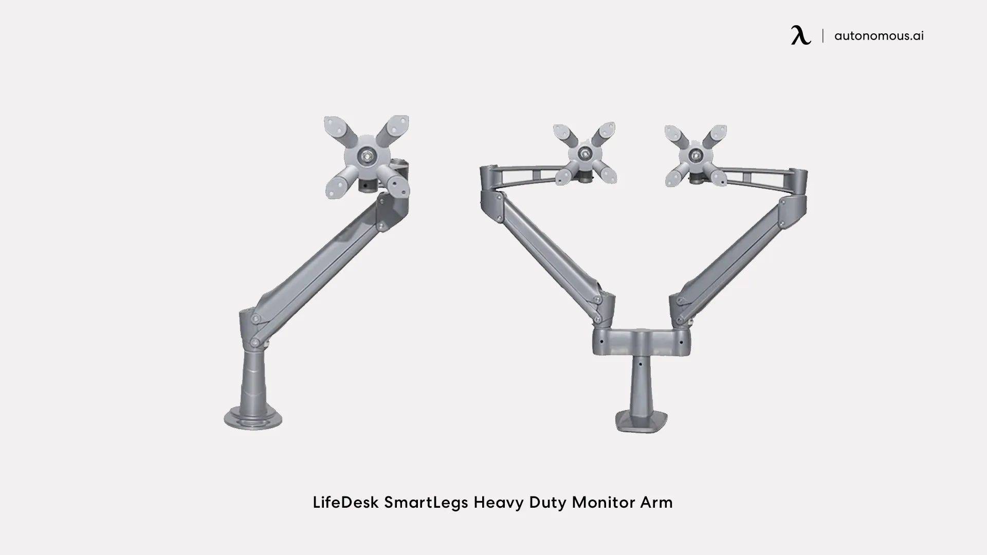 LifeDesk Monitor Arm with Gas Spring Support