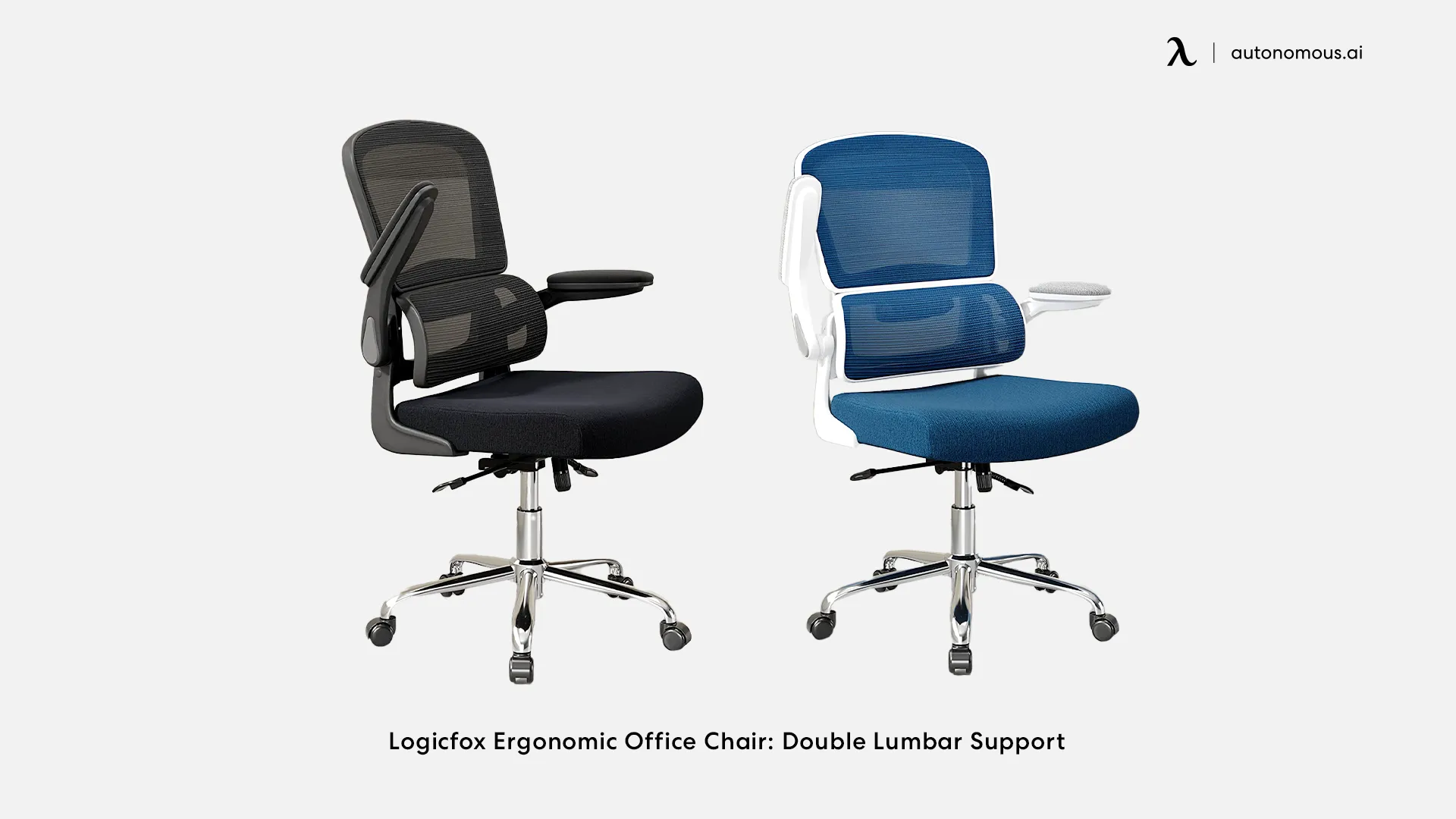 Logicfox Double Lumbar Support Office Chair