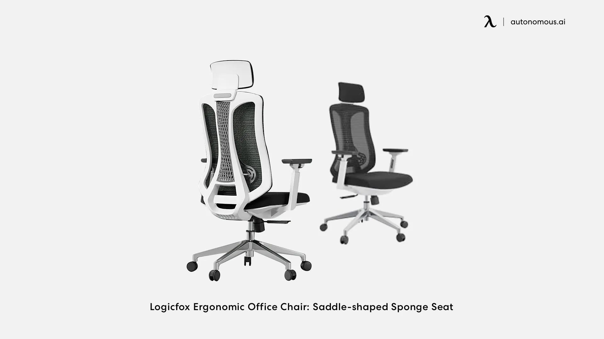 Logicfox Saddle-Shaped Sponge Seat Office Chair