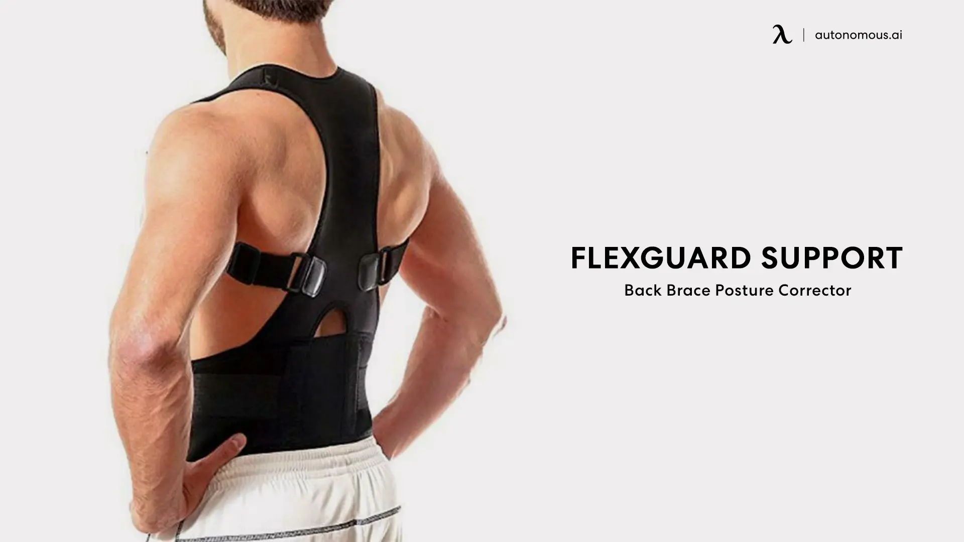 Support Back Brace Posture Corrector by FlexGuard Support