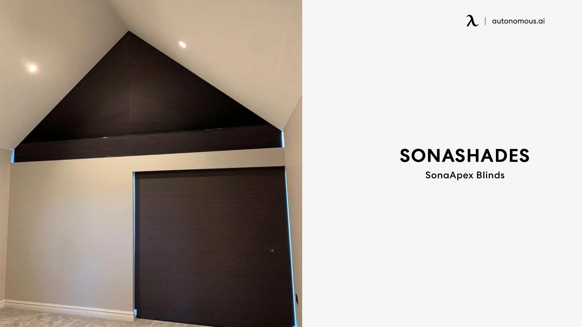 SonaShades' SonaApex electric blinds for windows