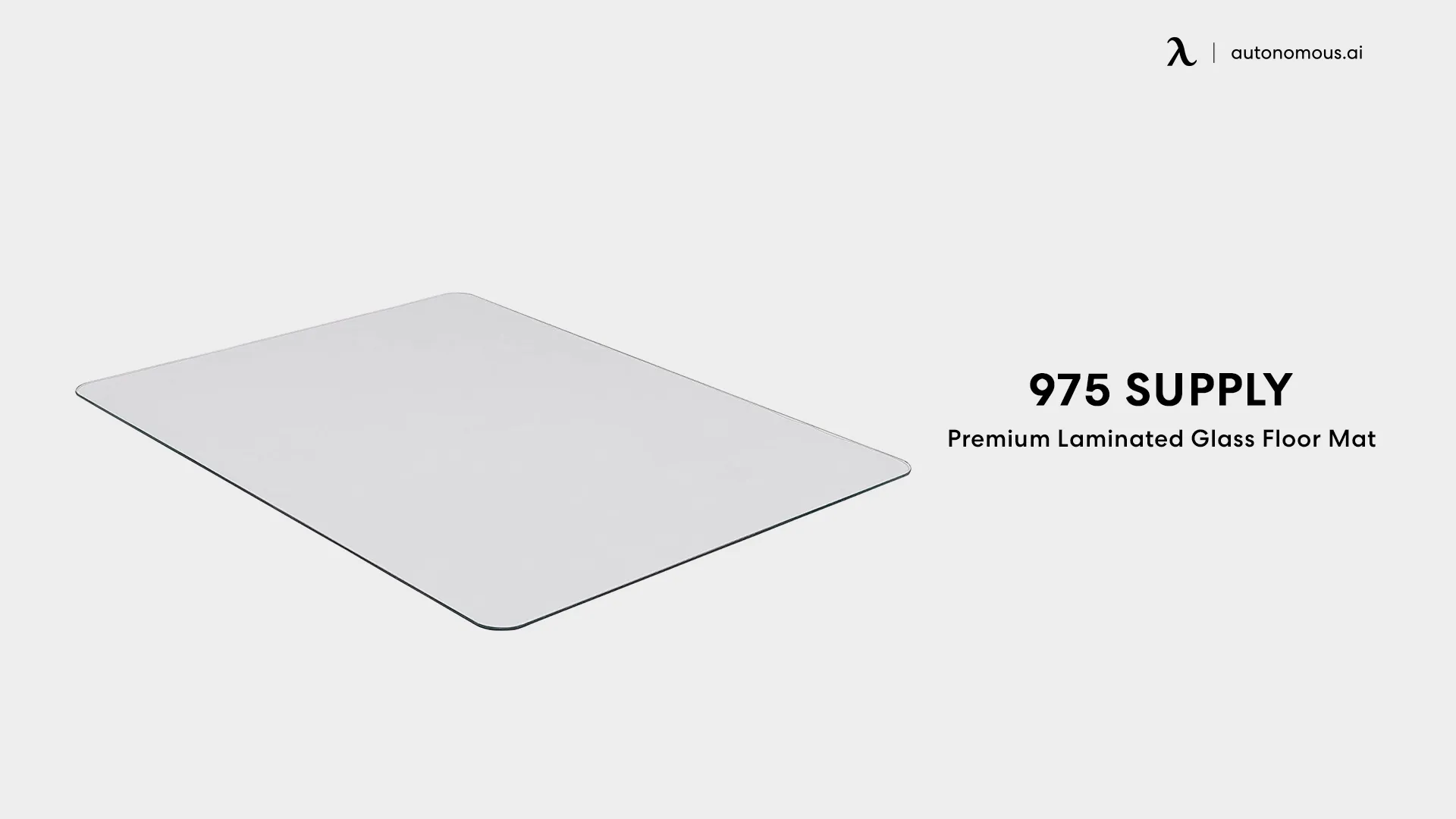 Premium Laminated Glass Floor Mat (975 Supply)