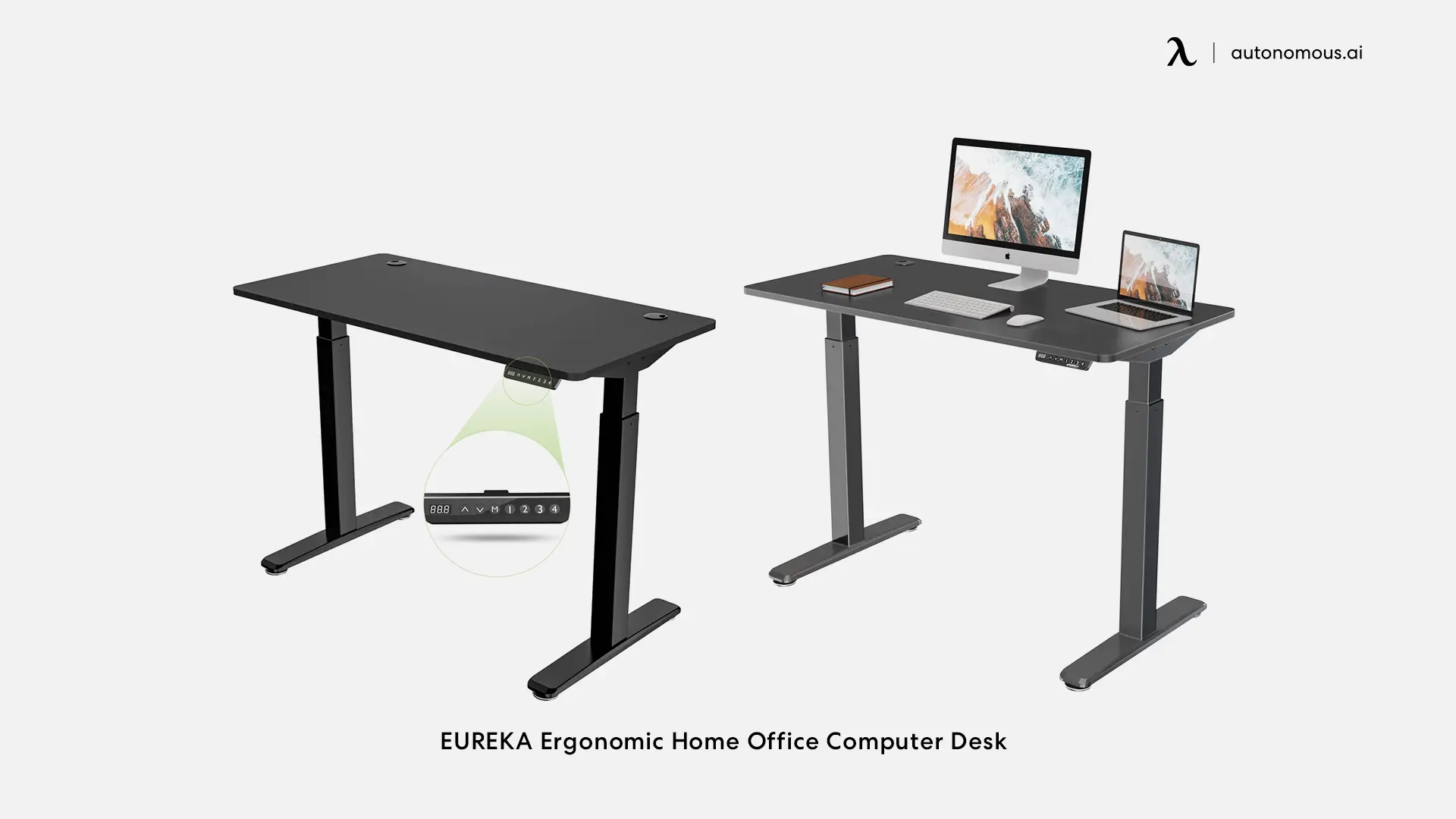 EUREKA ERGONOMIC 48” Electric Height Adjustable Computer Desk
