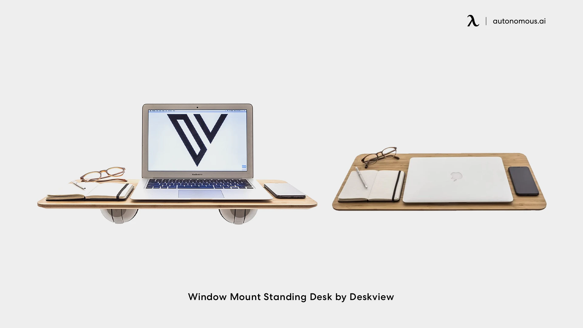 Window Mount Standing Desk by Deskview