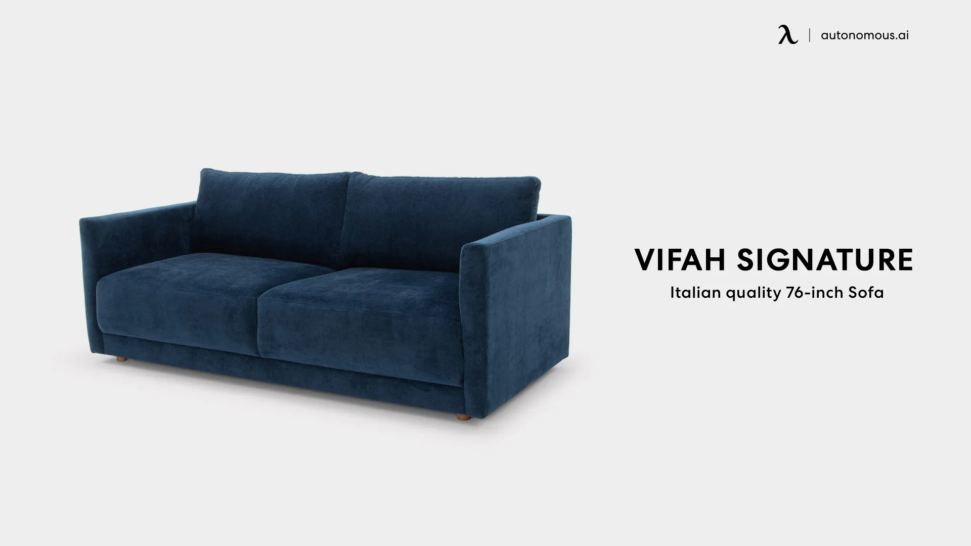 DVG VIFAH SIGNATURE Italian quality 76-inch Mid-century design