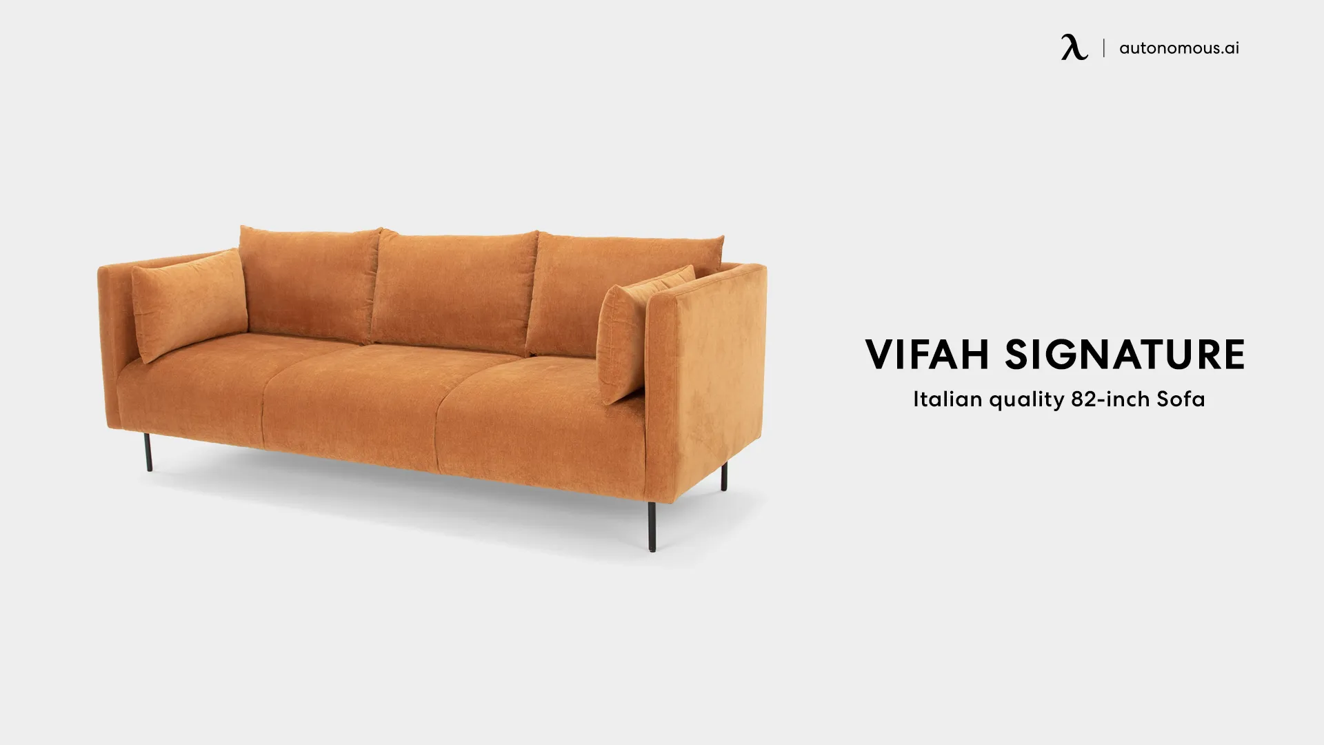 VIFAH SIGNATURE 82-inch Italian design sofa