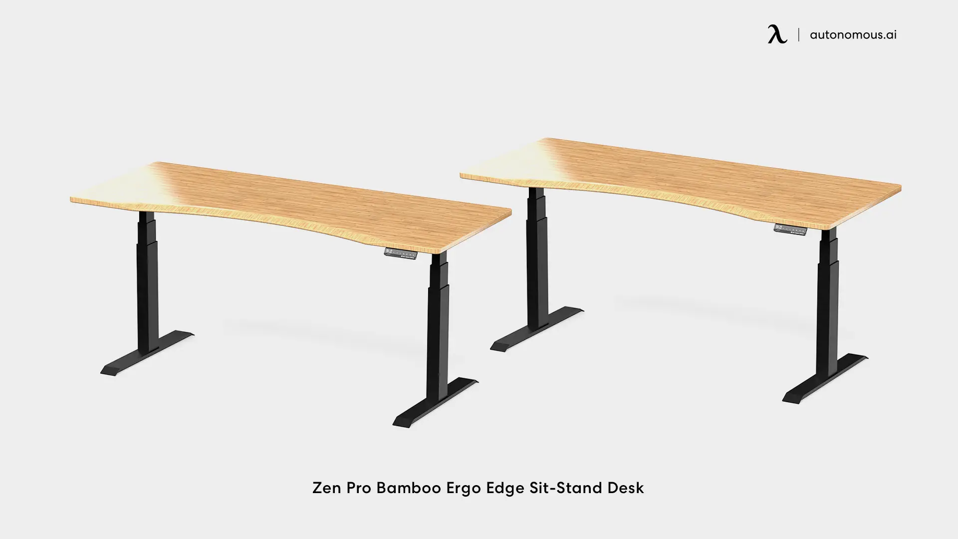 Zen Pro Bamboo Ergo Edge Sit-Stand Desk