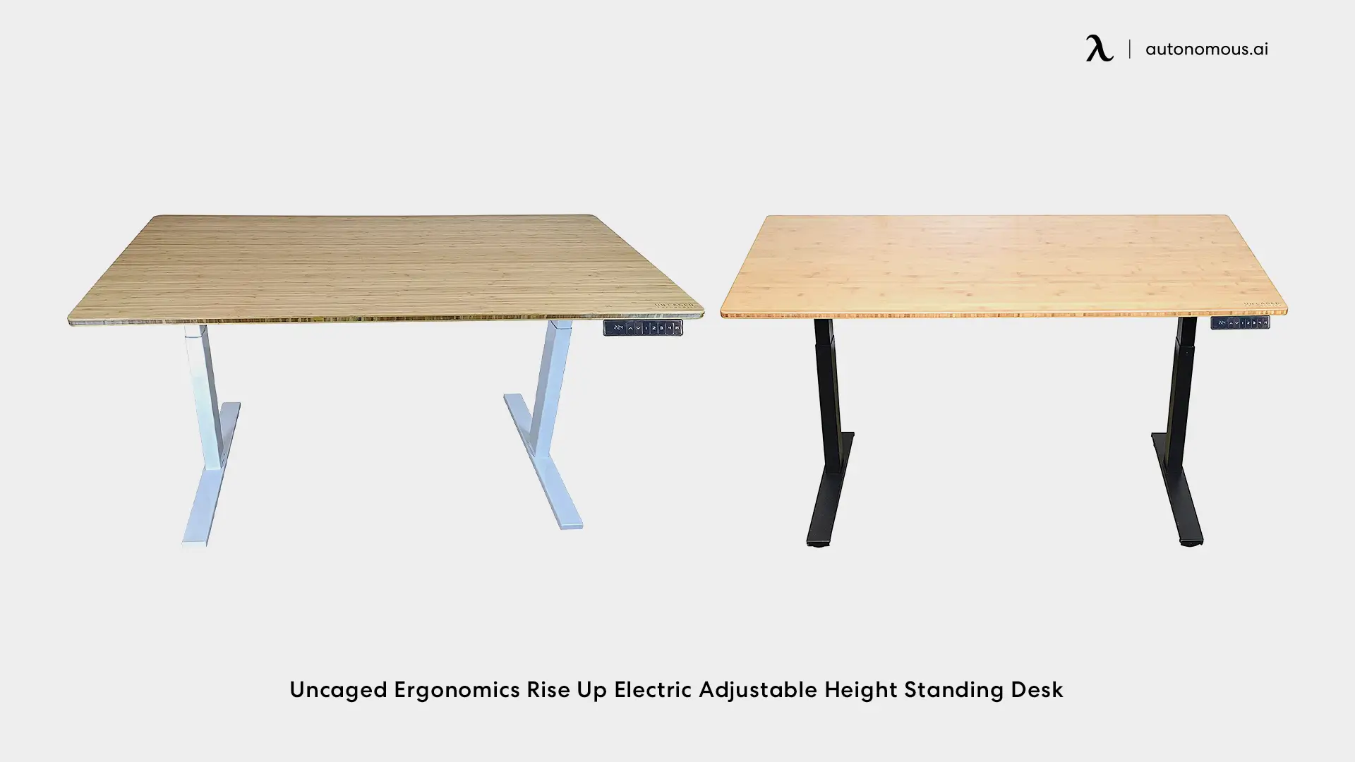 Uncaged Ergonomics Rise Up Electric Adjustable Height Standing Desk