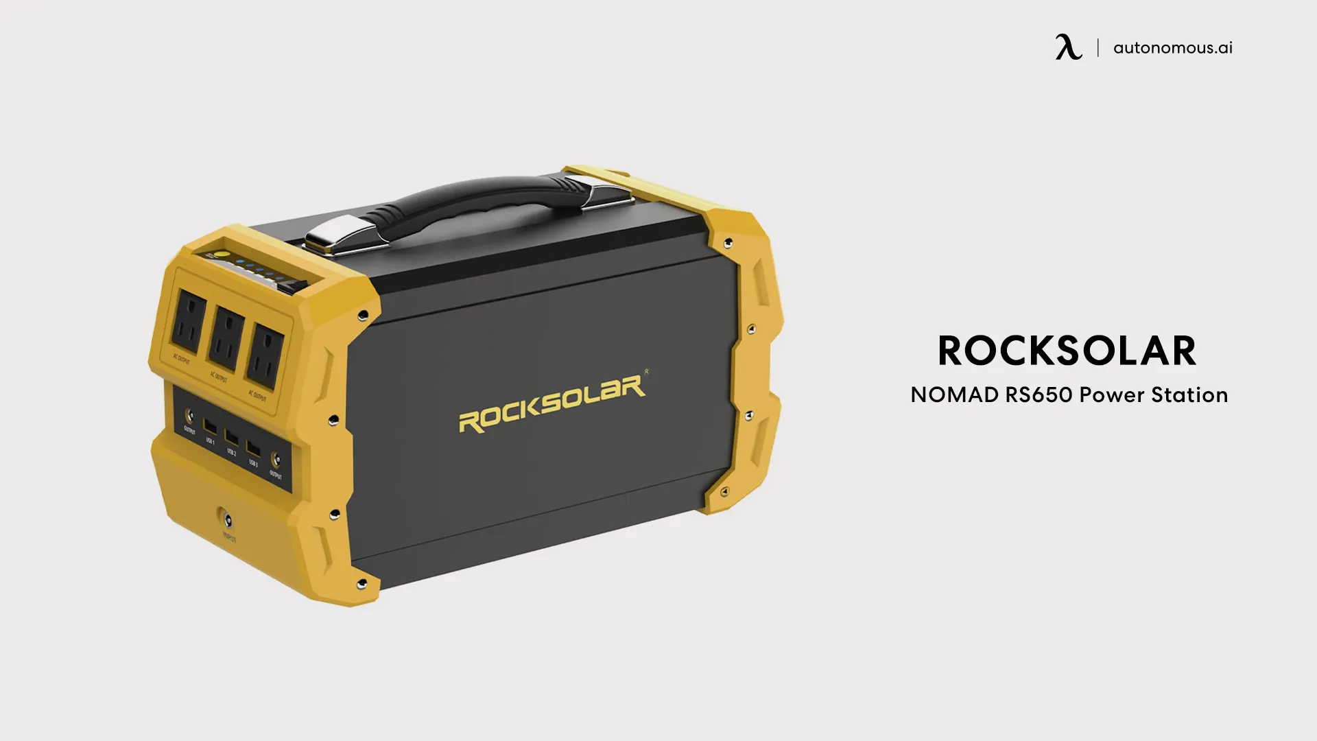 ROCK SOLAR Nomad 400W Lithium Battery Portable Power Station