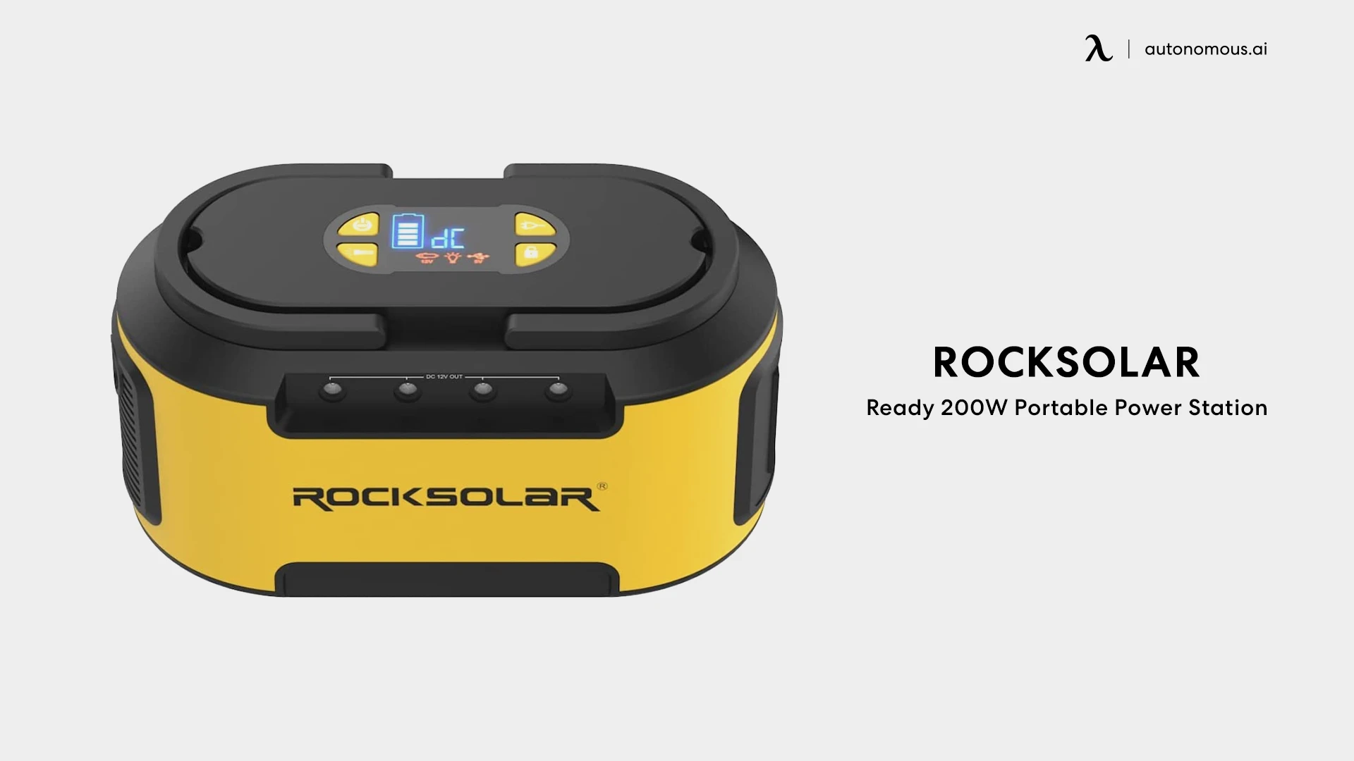 ROCKSOLAR Ready 200W Lithium Battery Portable Power Station