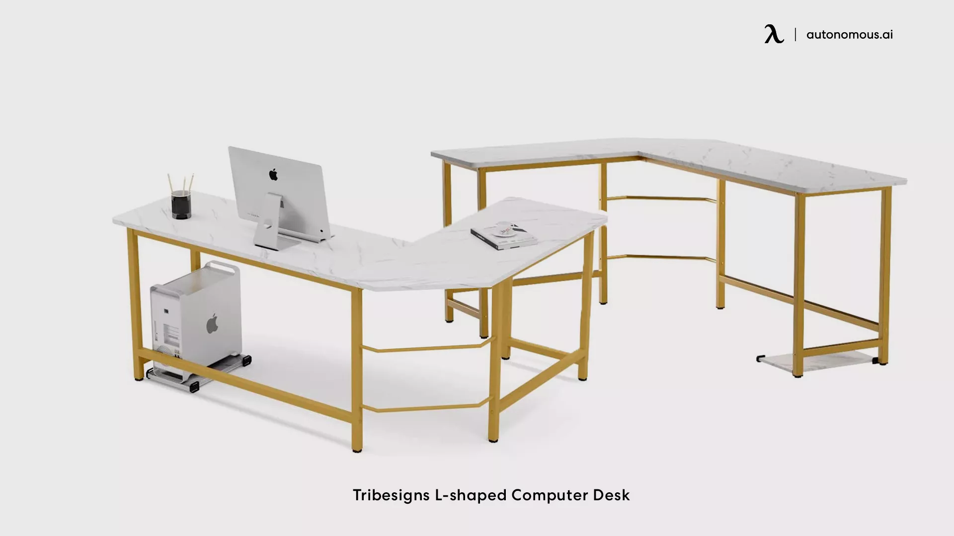 Tribesigns Modern L-shaped Gaming Desk