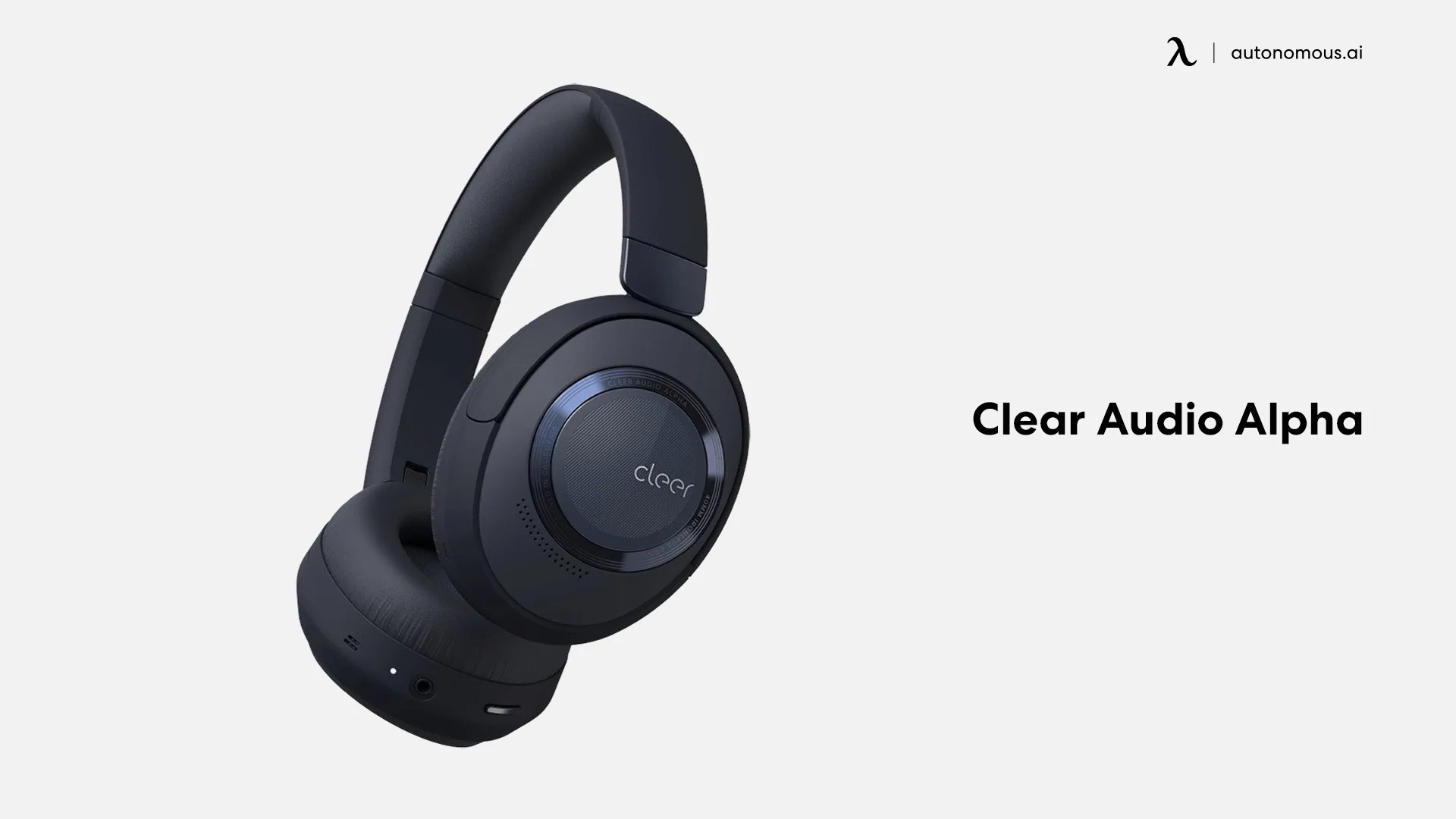 Clear Audio Alpha wireless noise-canceling headphones