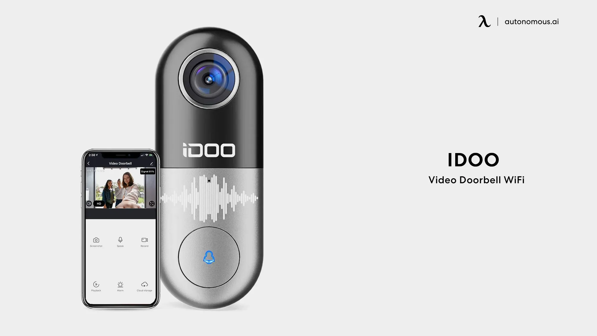 Video Doorbell WiFi - iDOO