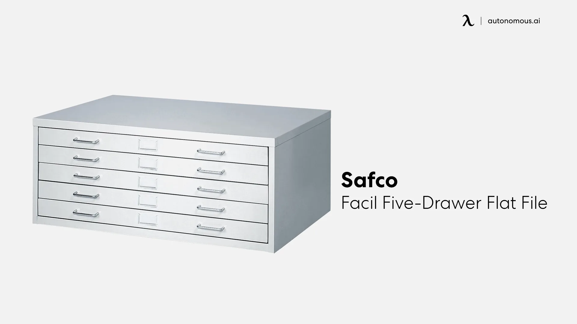 Safco Facil Five-Drawer Flat File