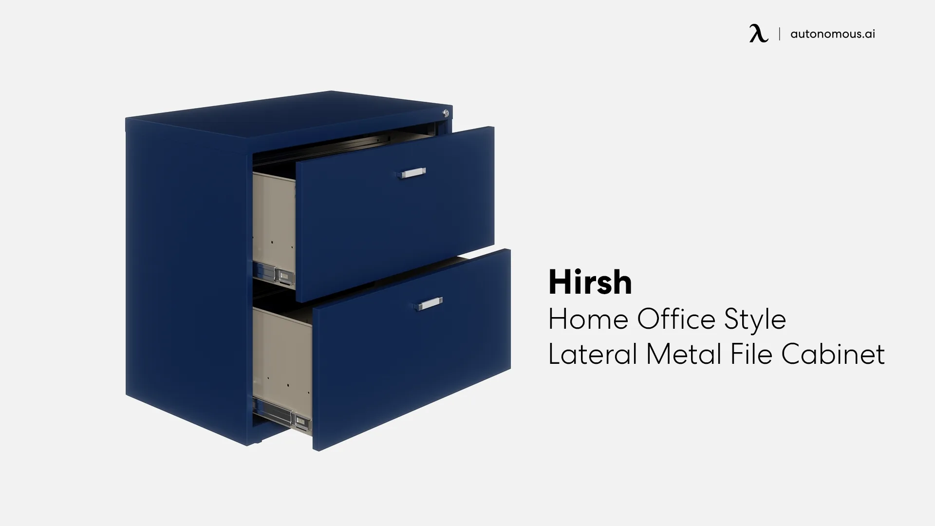 Hirsh Home Office Style Lateral Metal File Cabinet
