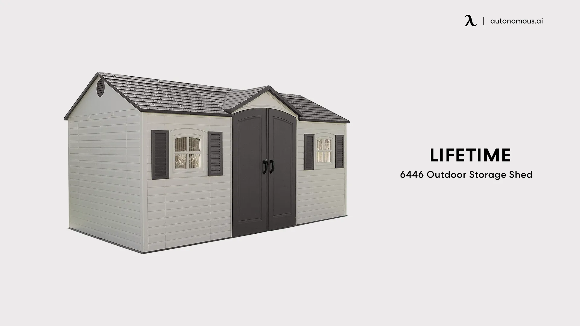Lifetime’s 6446 Outdoor Storage Shed