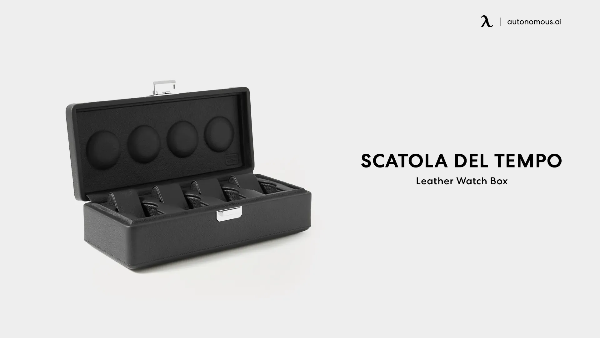 Leather watch box from Scatola Del Tempo