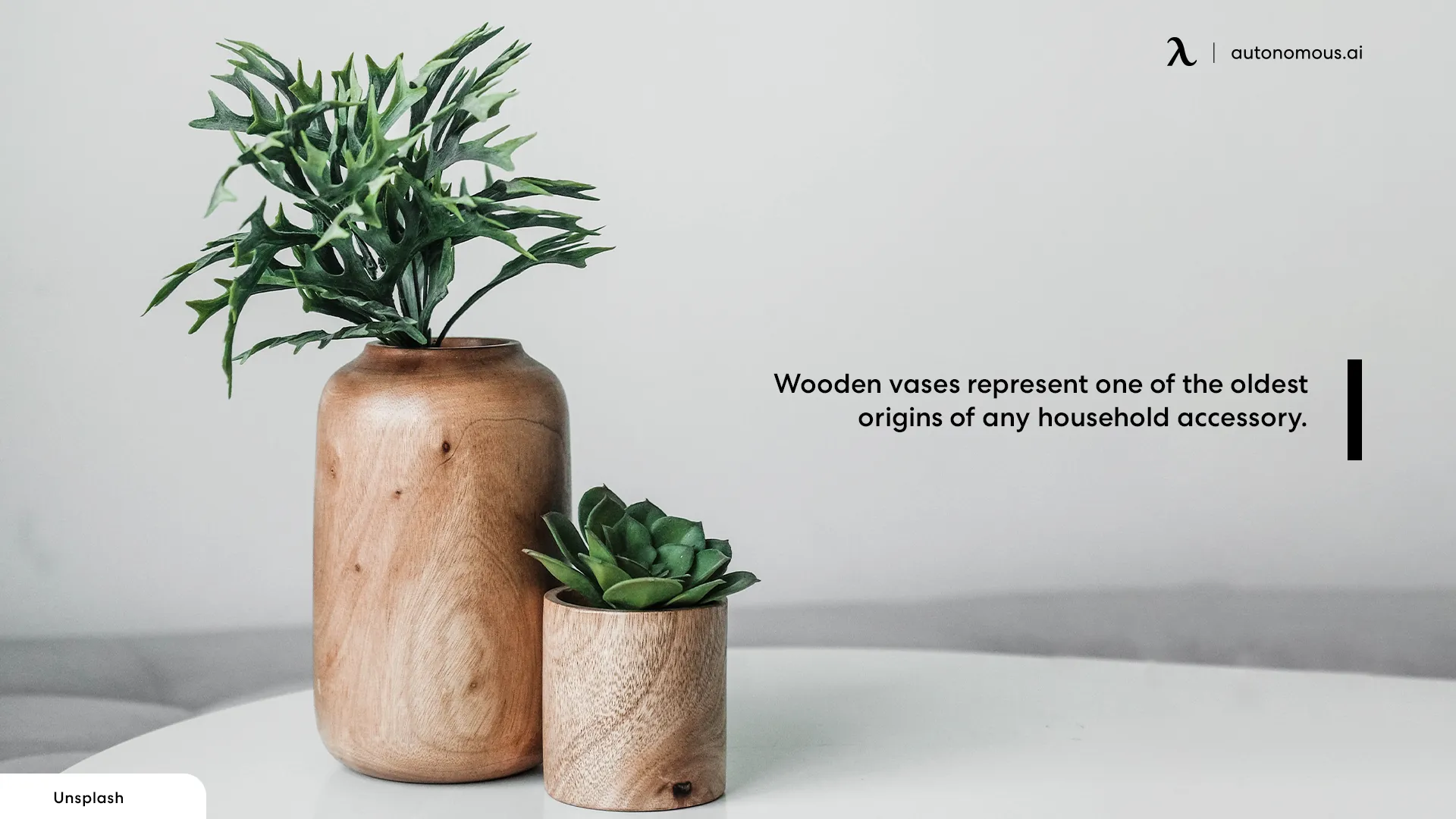Vases Made of Wood