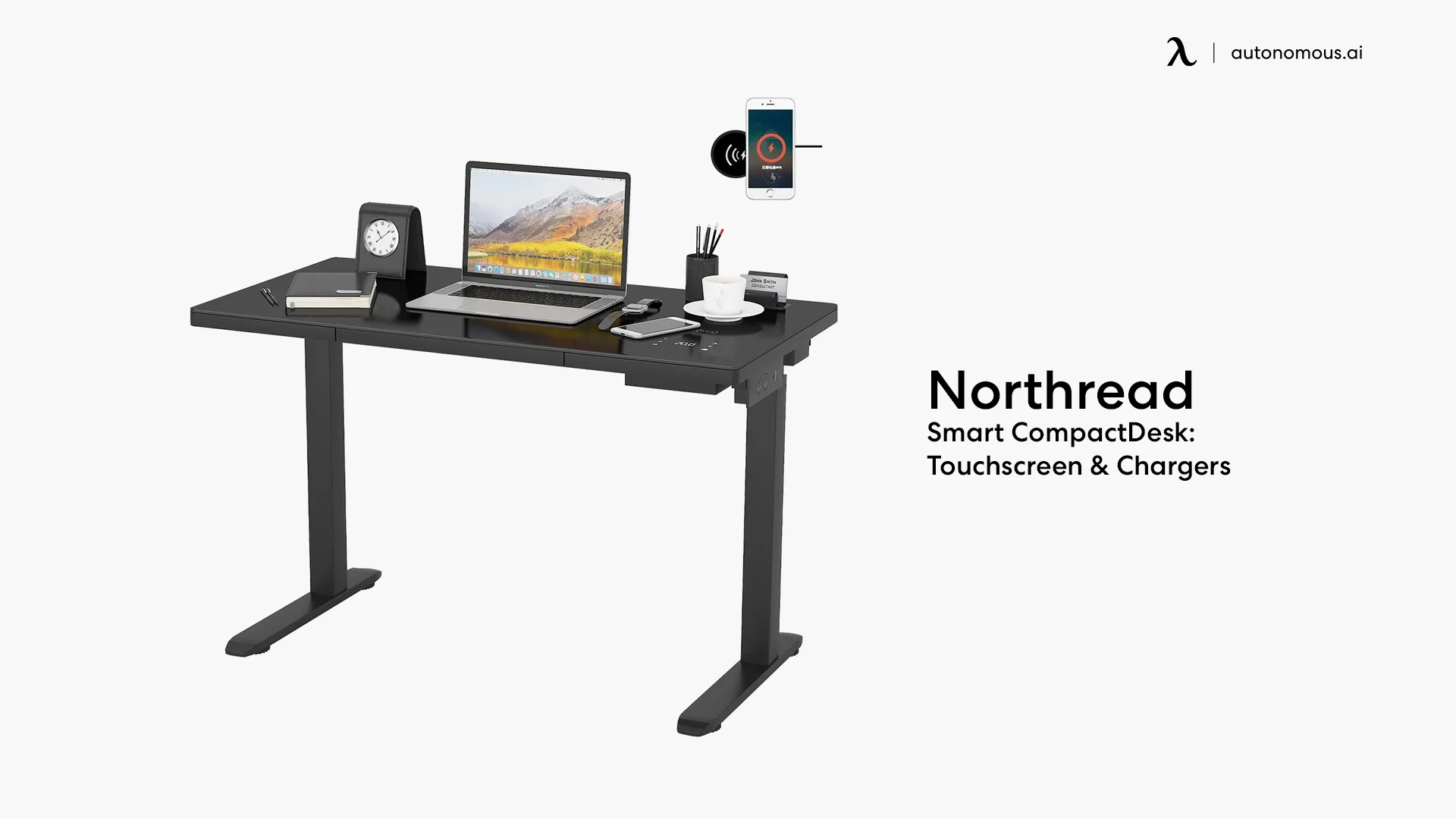 Northread Compact Desk - small computer desk with drawer
