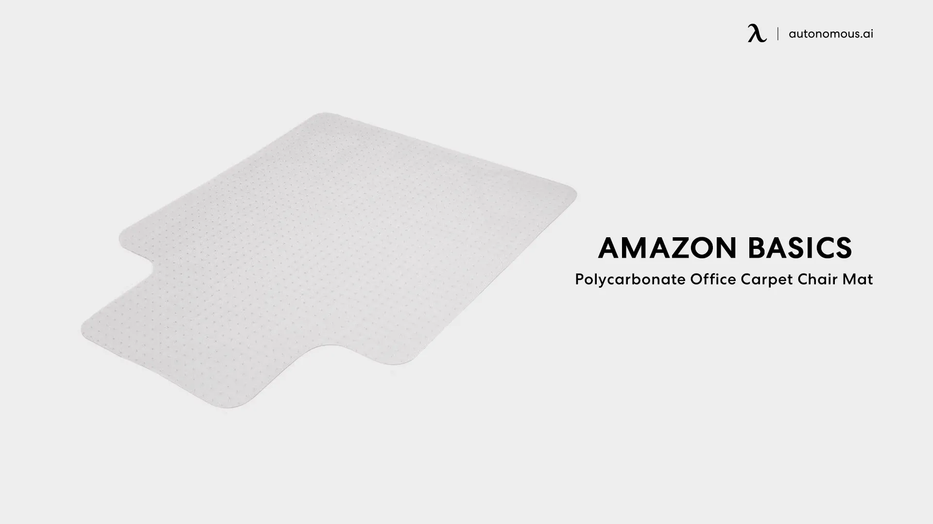AmazonBasics Polycarbonate Office Carpet Chair Mat