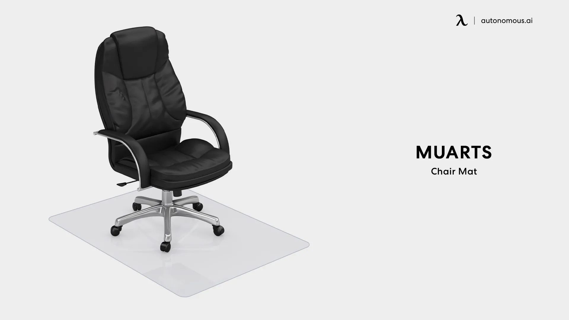 Crystal Clear Heavy-Duty Chair Mat by MuArts