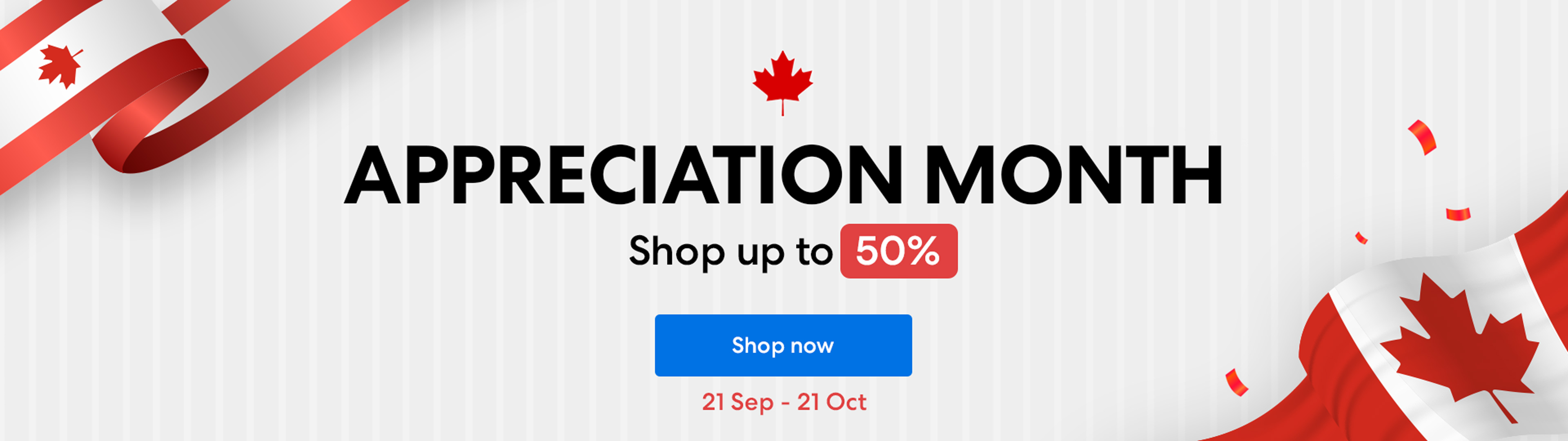 canada appreciation month sale