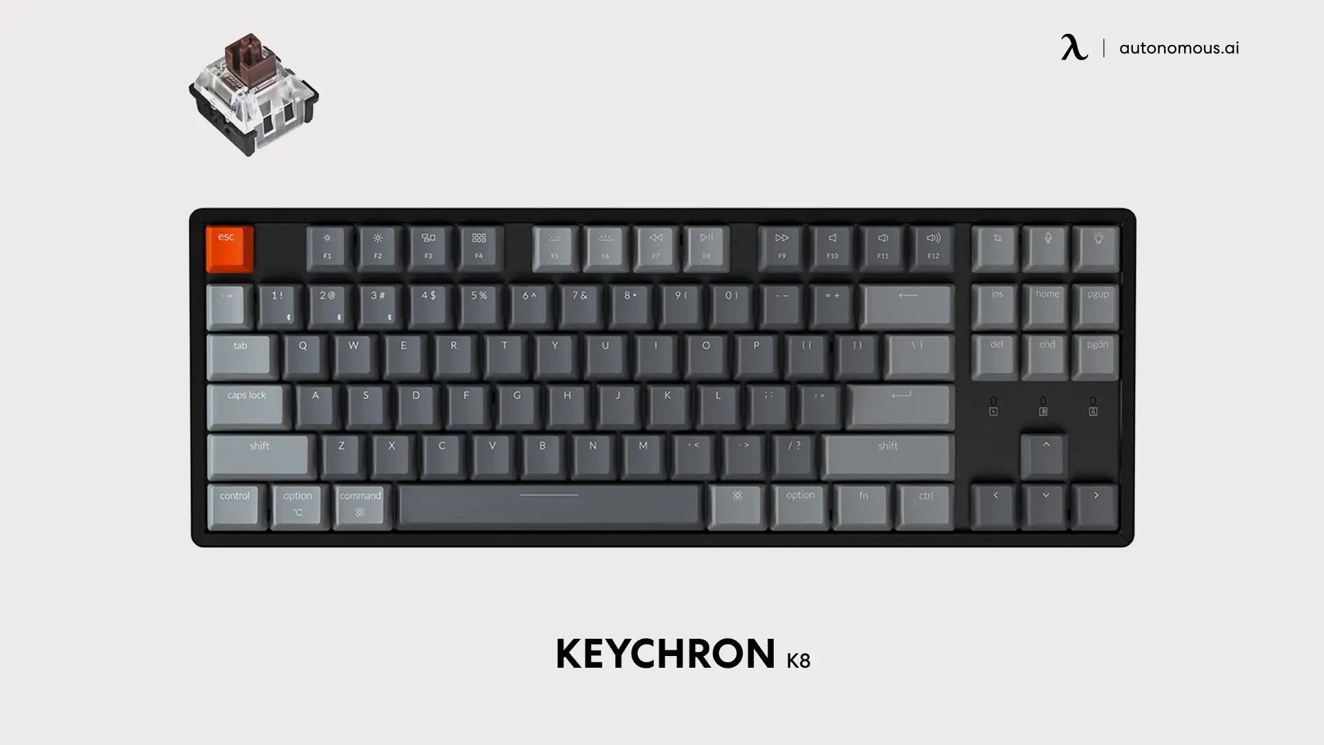 Keychron K8 wireless mechanical keyboard