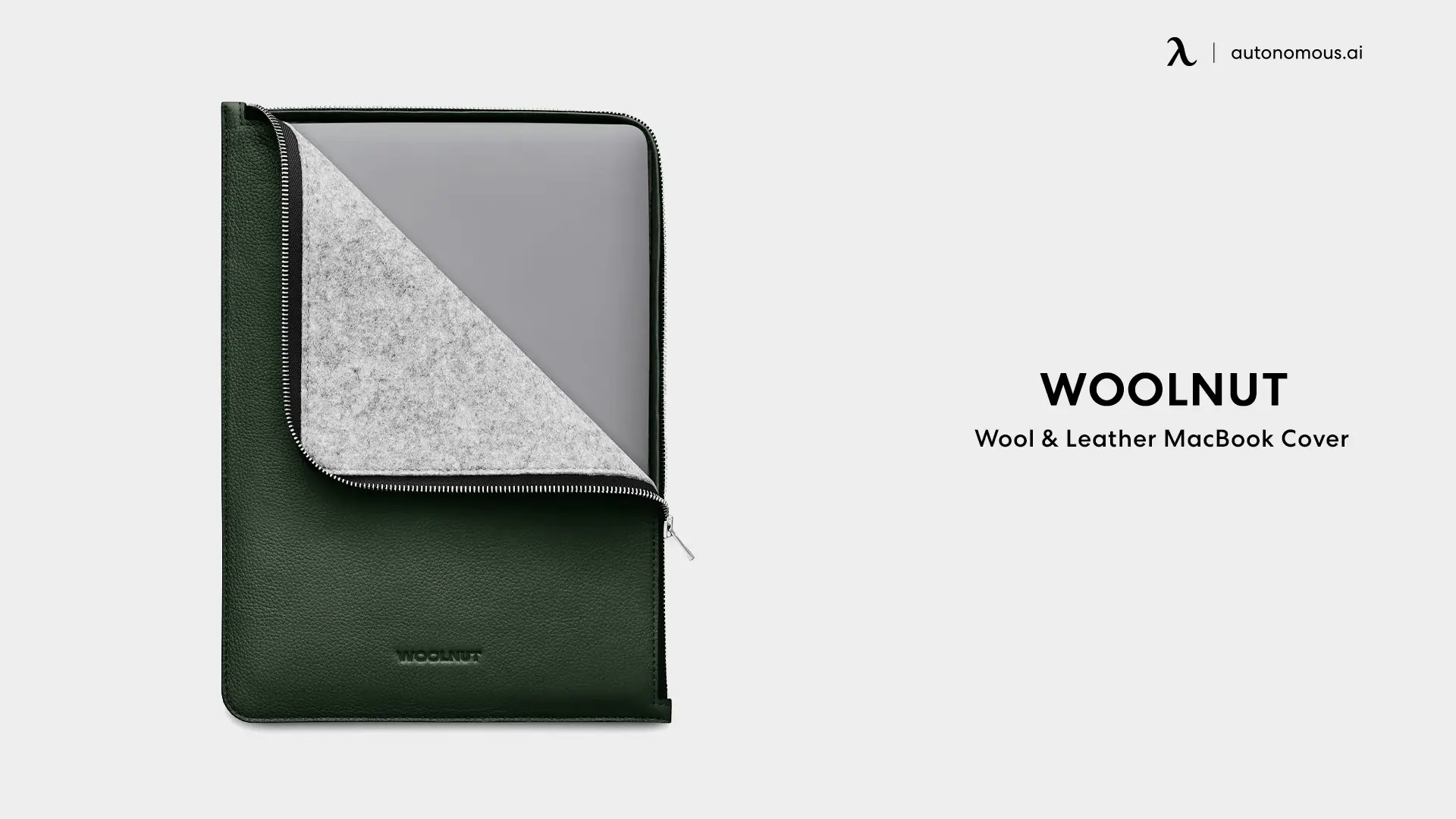 Woolnut Wool & Leather MacBook Cover (13-Inch)