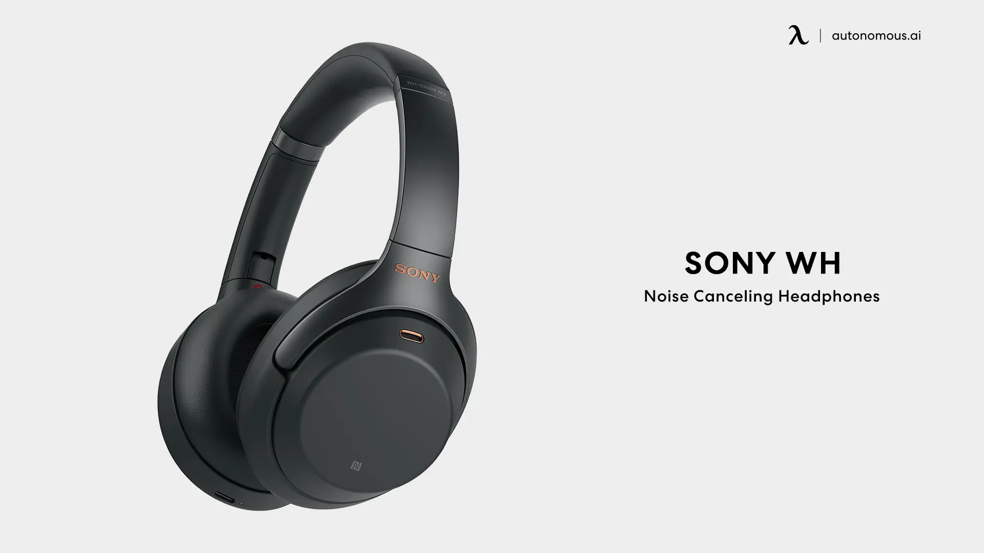 Sony WH Noise Canceling Headphones
