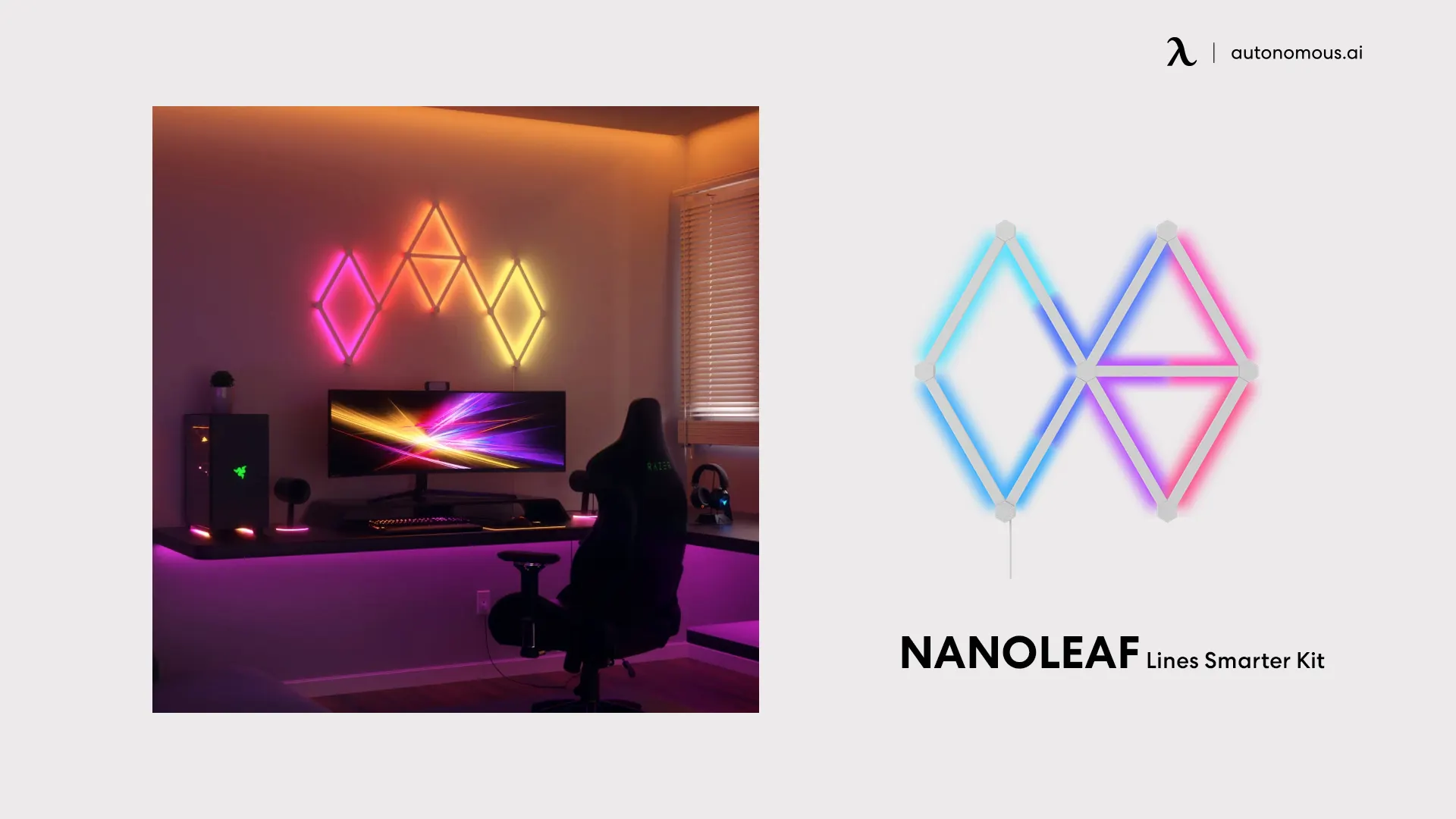 Nanoleaf Lines Smarter Kit - RGB wall light