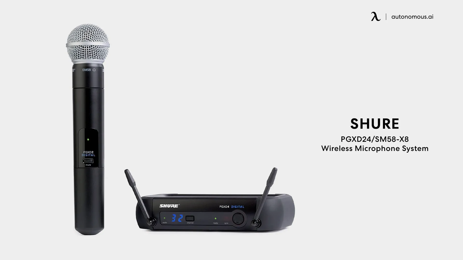 PGXD24/SM58-X8 Wireless Microphone System by Shure