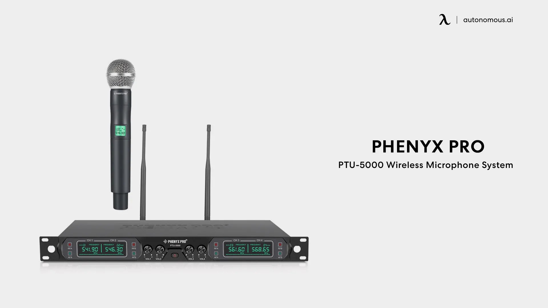 PTU-5000 Wireless Microphone System by Phenyx Pro