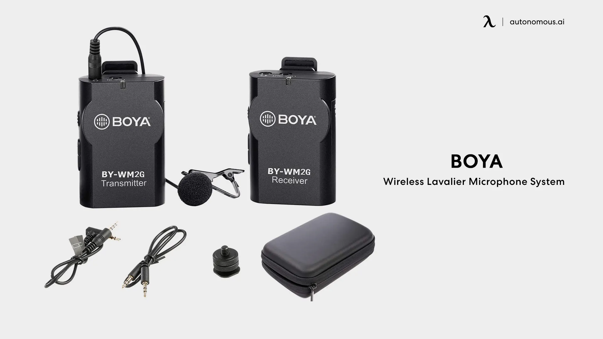 Wireless Lavalier Microphone System by Boya