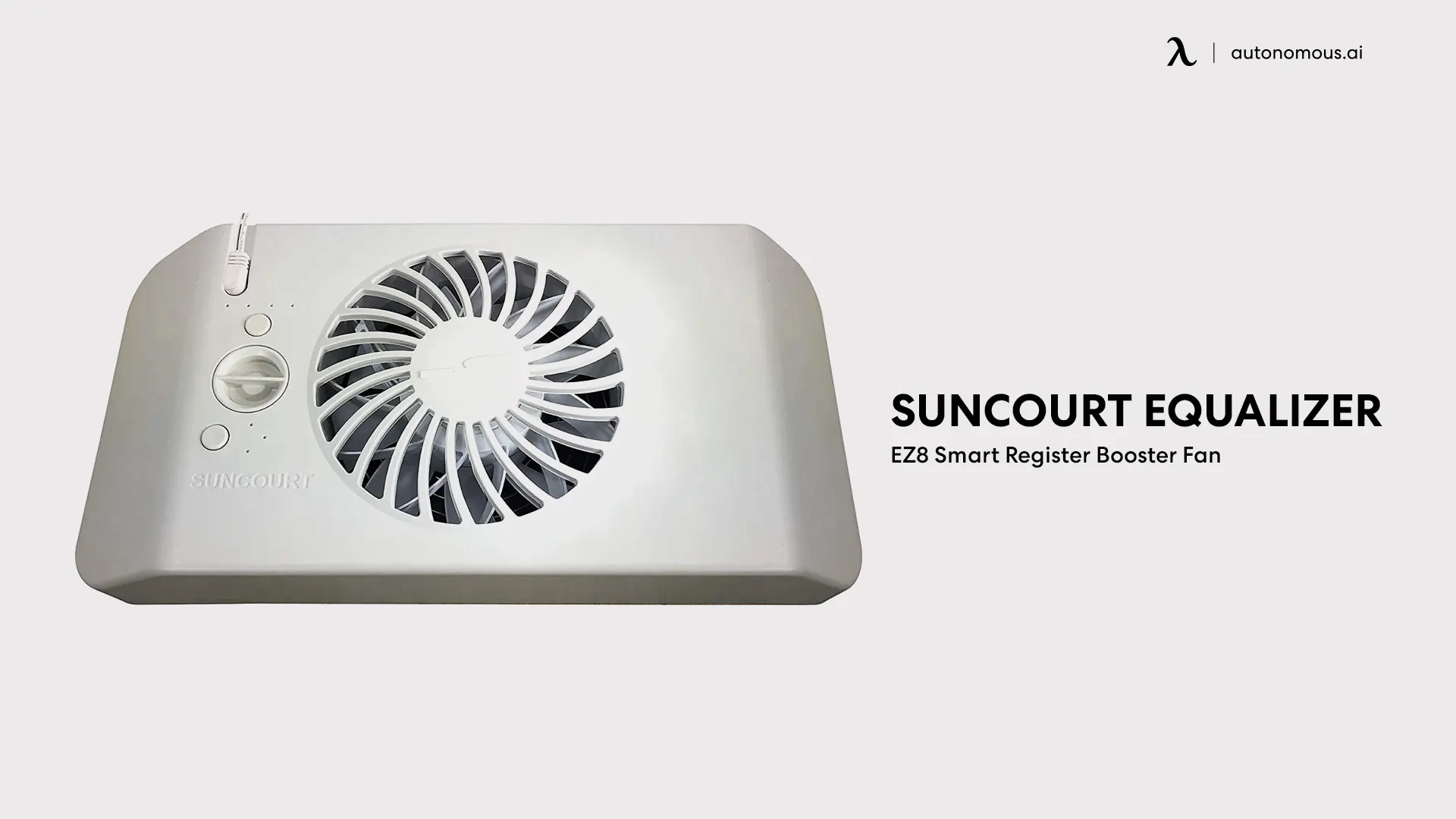 EZ8 Smart Register Booster Fan by Suncourt Equalizer