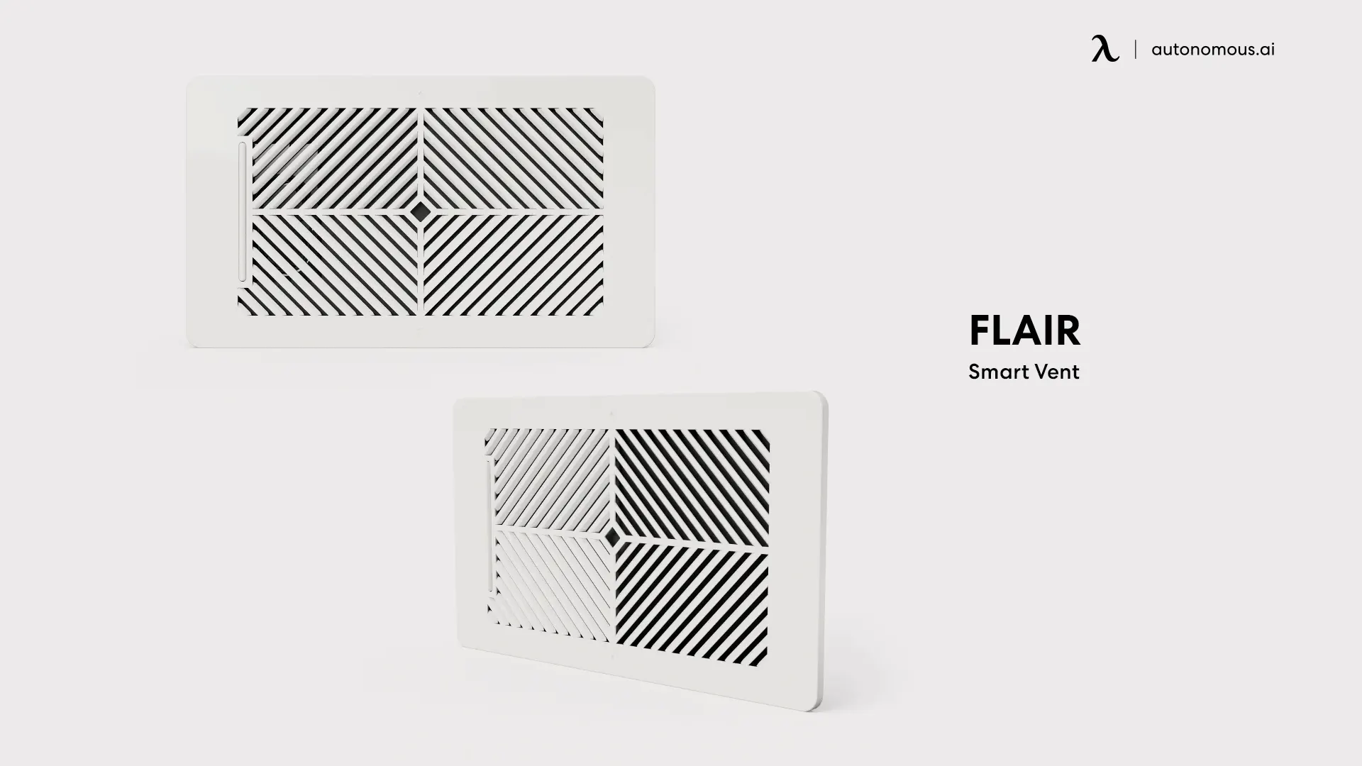 Flair Smart Vent 4x10 (White), AC Vent Cover for Floors, Walls and Ceilings