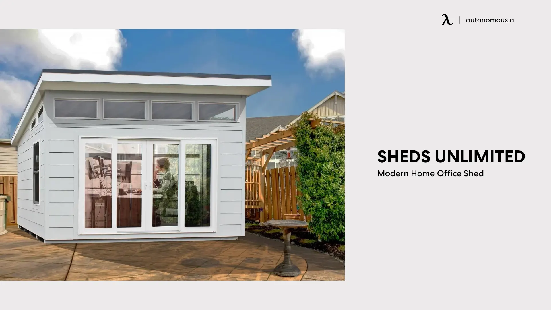 Sheds Unlimited Modern Home Office Shed