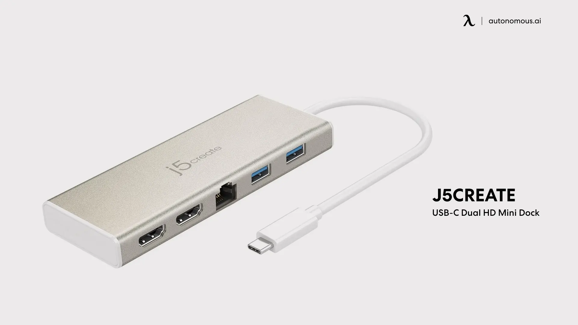 J5Create USB-C Dual HD Mini Dock