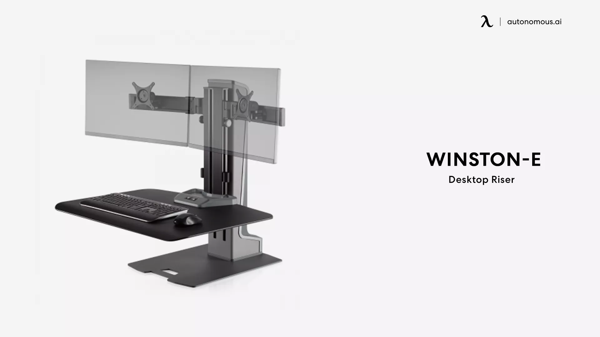 Desktop Riser by Winston-E - portable standing desk converter