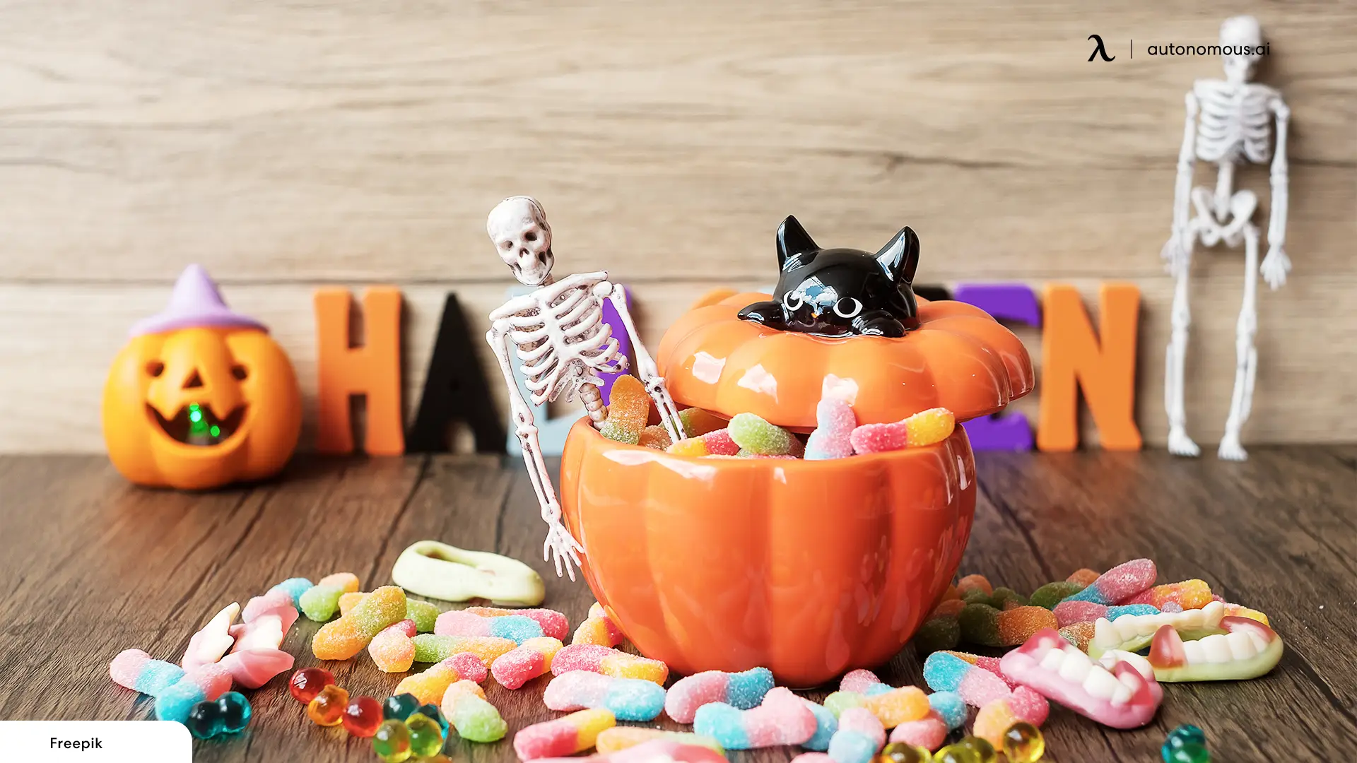 Put Up Some Skeletons Around - Halloween room decoration